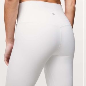 NWT Lululemon Align Pant II *25" White Size 6